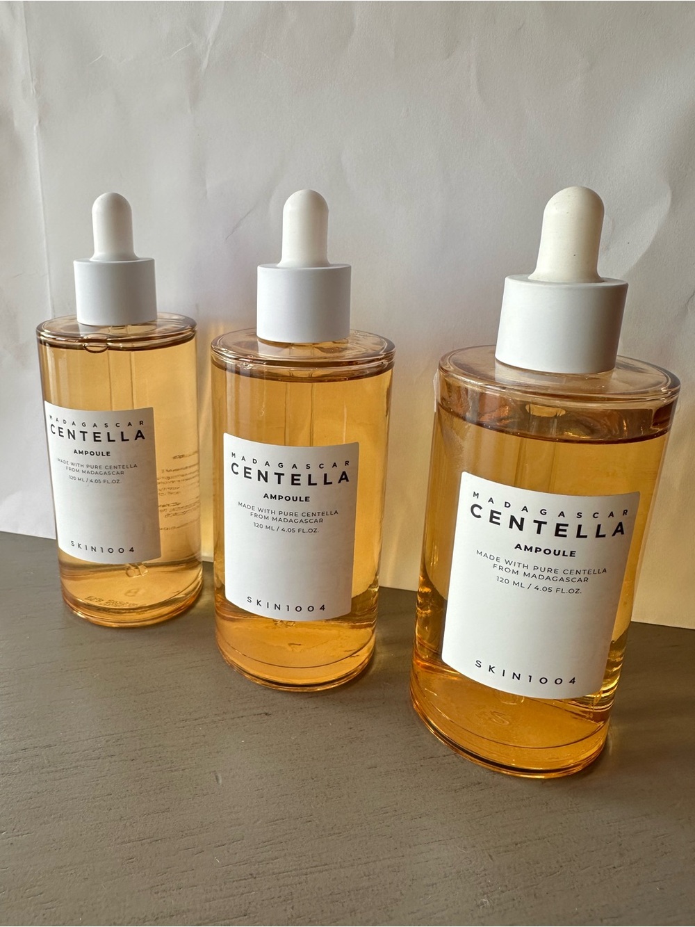 (3) 4.05oz each Madagascar Centella Ampoule